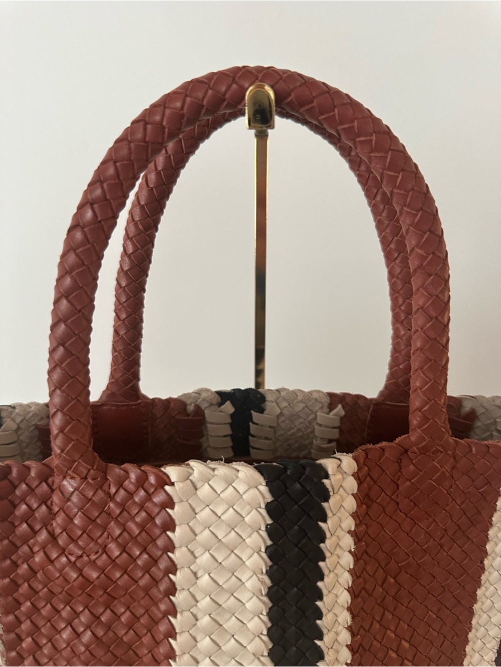 Madewell signature woven mini tote - stripe pattern - Picture 8 of 11